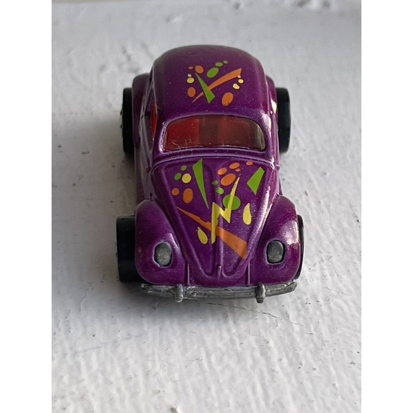 Vintage Hot Wheels 1988 Malaysia Purple Volkswagon Beetle Bug - Picture 1 of 5
